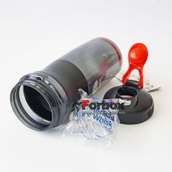Шейкер Blender Bottle SportMixer з кулькою 820 мл (BB-71823, чорно-червоний)